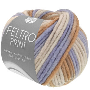 FELTRO Print - von Lana Grossa | 1314-Hellgrau/Taupe/Veilchenblau/Beige