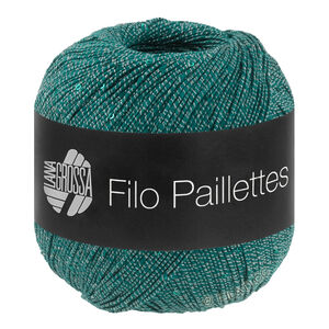FILO PAILLETTES - von Lana Grossa | 10-Petrol