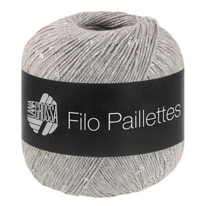 FILO PAILLETTES - von Lana Grossa | 14-Hellgrau