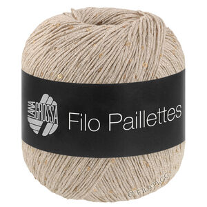 FILO PAILLETTES - von Lana Grossa | 18-Hellbeige