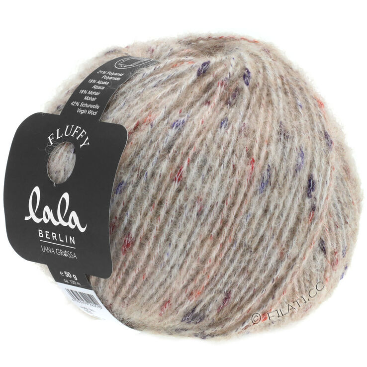 Lana Grossa FLUFFY (lala BERLIN) | 101-Natur/Beige meliert