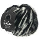 Lana Grossa FURRY Bicolor (lala BERLIN) | 103-Schwarz/Rohweiß