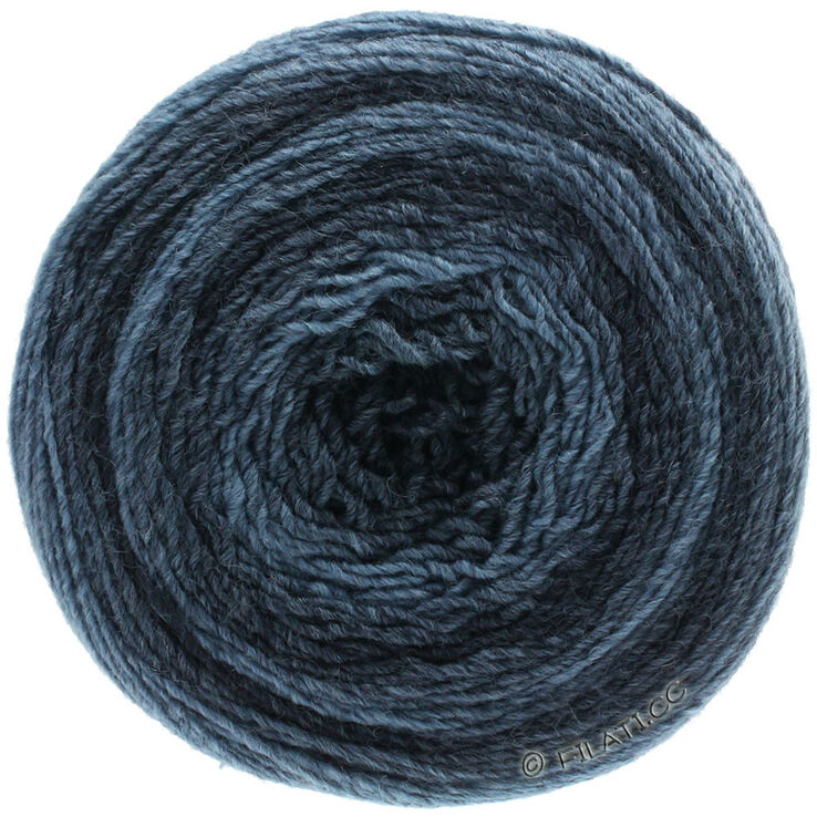 Lana Grossa GOMITOLO 200 Dégradé | 301-Jeans/Dunkelblau