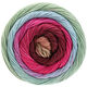 Lana Grossa GOMITOLO ALOHA | 320-Pink/Bordeaux/Weißgrün/Hellblau/Zimt/Rosabraun