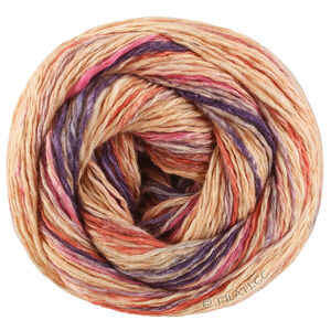 GOMITOLO CALIFORNIA - von Lana Grossa | 3045-Pfirsich/Rost/Zwetschge/Pink/Flieder/Rauchblau