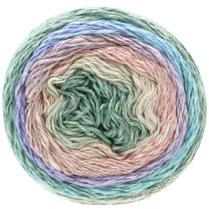GOMITOLO COLLINA - von Lana Grossa | 1012-Rosenholz/Lila/Hellblau/Mint/Grège