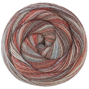 GOMITOLO DISEGNO - von Lana Grossa | 521-Graubraun/Blaugrau/Rosenholz/Creme/Hellblau/Dunkelrot/Taupe