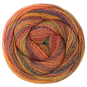 GOMITOLO INTENSO - von Lana Grossa | 242-Dunkelrot/Nougat/Orange/Safrangelb/Jade/Hellgrün/Dunkelgrün/Violett/Koralle