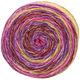 Lana Grossa GOMITOLO MEILENWEIT | 4013-Pink/Rotviolett/Braunrot/Senfgelb/Curry