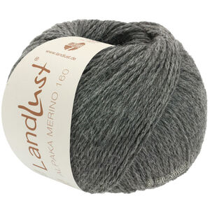LANDLUST Alpaka Merino 160 - von Lana Grossa | 408-Dunkelgrau