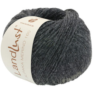 LANDLUST Alpaka Merino 160 - von Lana Grossa | 409-Anthrazit