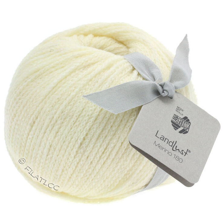 Lana Grossa LANDLUST MERINO 180 | 201-Rohweiß