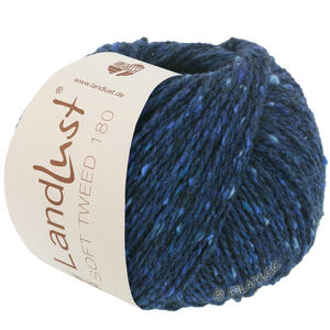 LANDLUST Soft Tweed 180 - von Lana Grossa | 114-Dunkelblau meliert
