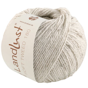 LANDLUST Soft Tweed 180 - von Lana Grossa | 125-Silbergrau meliert