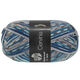 Lana Grossa MEILENWEIT 6-FACH 150g Cervinia | 9756-Anthrazit/Weiß/Jeansblau/Hellgrau/Azurblau