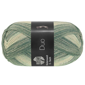 MEILENWEIT 6-FACH 150g Duo - von Lana Grossa | 9725-Grüngrau/Lichtgrau