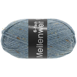 MEILENWEIT 6-FACH 150g Mouliné/Tweed - von Lana Grossa | 9227-Jeansblau meliert