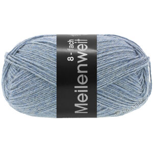 MEILENWEIT 8-FACH 150g - von Lana Grossa | 9659-Graublau meliert