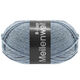 Lana Grossa MEILENWEIT 8-FACH 100g Uni | 9659-Graublau meliert