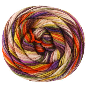 MEILENWEIT 100g Cascata - von Lana Grossa | 5204-Rot/Rosa/Violett/Helloliv/Dunkeloliv/Gelb/Orange/Dunkelrot/Mokka