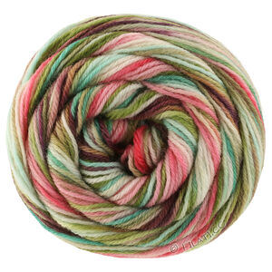 MEILENWEIT 100g Cascata - von Lana Grossa | 5205-Mokka/Dunkelbraun/Graubraun/Rosa/Zartgrün/Lindgrün/Graugrün/Jade/Pink/Türkis