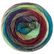 Lana Grossa MEILENWEIT 100g Color Mix Multi | 8023-Nougat/Rotbraun/Graulila/Pastellgrün/Mint/Petrol/Smaragd