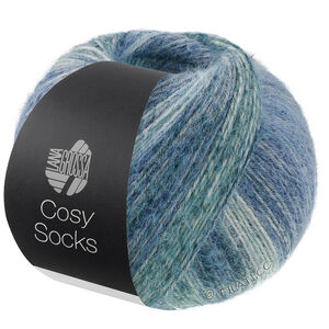 MEILENWEIT 100g Cosy Socks Dream - von Lana Grossa | 254-Rauchblau/Graublau/Hellblau/Stahlblau/Hellgrau/Grau
