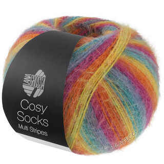 MEILENWEIT 100g Cosy Socks Multi Stripes von Lana Grossa