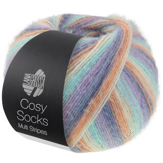MEILENWEIT 100g Cosy Socks Multi Stripes von Lana Grossa