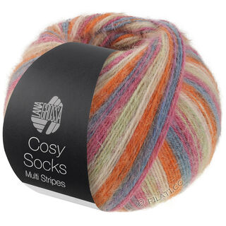 MEILENWEIT 100g Cosy Socks Multi Stripes von Lana Grossa
