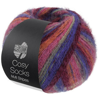 MEILENWEIT 100g Cosy Socks Multi Stripes von Lana Grossa