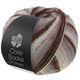 Lana Grossa MEILENWEIT 100g Cosy Socks Soft Stripes | 103-Mokka/Graubraun/Beige/Creme