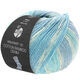 Lana Grossa MEILENWEIT 100g Cotton Bamboo Denim | 3314-Graublau/Rohweiß/Hellpetrol/Hellblau/Türkis