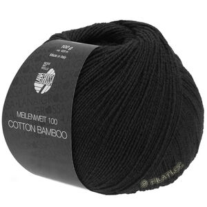 MEILENWEIT 100g Cotton Bamboo - von Lana Grossa | 16-Schwarz