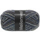 Lana Grossa MEILENWEIT 100g Black Denim Mix | 4658-Schwarz/Ecru/Blaugrau/Taupe/Dunkelpetrol/Anthrazit