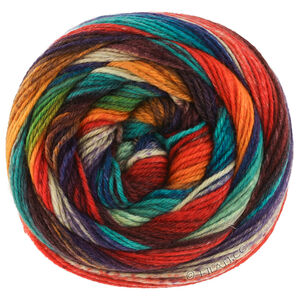 MEILENWEIT 100g Fontana - von Lana Grossa | 5451-Oliv/Smaragd/Dunkelviolett/Taupe/Graubraun/Dunkelbraun/Türkisblau/Rostrot/Orange/Jade/Rot
