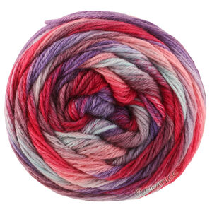 MEILENWEIT 100g Fontana - von Lana Grossa | 5454-Fuchsia/Mint/Graubraun/Lilablau/Rosa/Mauve