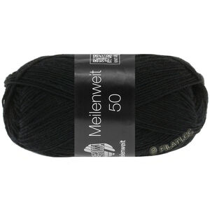 MEILENWEIT 50g - von Lana Grossa | 1106-Schwarz