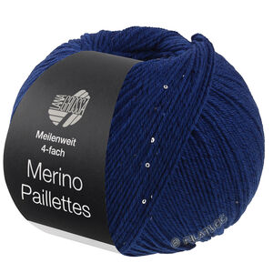 MEILENWEIT 100g Merino Paillettes - von Lana Grossa | 2304-Dunkelblau