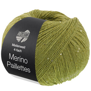 MEILENWEIT 100g Merino Paillettes - von Lana Grossa | 2307-Hellgrün