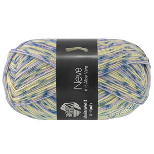 MEILENWEIT 100g Neve - von Lana Grossa | 4438-Vanille/Jeans/Kobaltblau/Flieder/Graublau