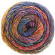 Lana Grossa MEILENWEIT 150g Rainbow | 111-Braunrot/Mint/Gelb/Petrol/Pink/Rot/Blau