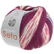 Lana Grossa MEILENWEIT 100g Seta Adriana | 3242-Fuchsia/Weiß/Lila/Orange/Rosa