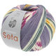 Lana Grossa MEILENWEIT 100g Seta Adriana | 3247-Rohweiß/Gelb/Dunkelgrün/Grau/Fuchsia