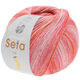 Lana Grossa MEILENWEIT 100g Seta Lia | 3585-Blassrosa/Rosa/Tomatenrot