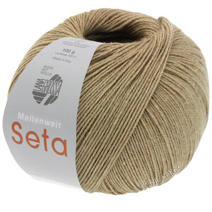 MEILENWEIT 100g Seta - von Lana Grossa | 32-Lehmbraun