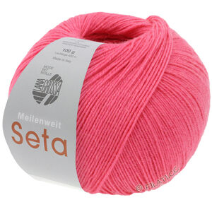 MEILENWEIT 100g Seta - von Lana Grossa | 33-Himbeerrot