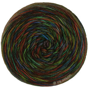 MEILENWEIT 100g Sooty - von Lana Grossa | 6224-Himmelblau/Tintenblau/Maigrün/Graugrün/Dunkelgrün/Senf/Rostrot