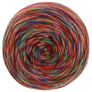 MEILENWEIT 100g Sooty - von Lana Grossa | 6231-Rot/Hellrot/Dunkelrot/Jade/Orange/Gelb/Dunkelblau/Dunkelgrün