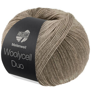 MEILENWEIT 100g Woolycell Duo - von Lana Grossa | 6010-Hellgrau/Perlgrau/Mausgrau